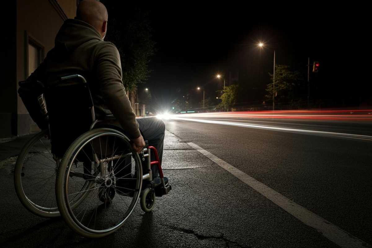 Investito da un'auto pirata mentre era sulla sedia a rotelle, multato dalla polizia: «Doveva stare sul marciapiede»