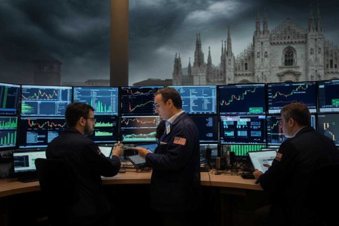 Milano in difficoltà: l'energia frena, ma Stm brilla