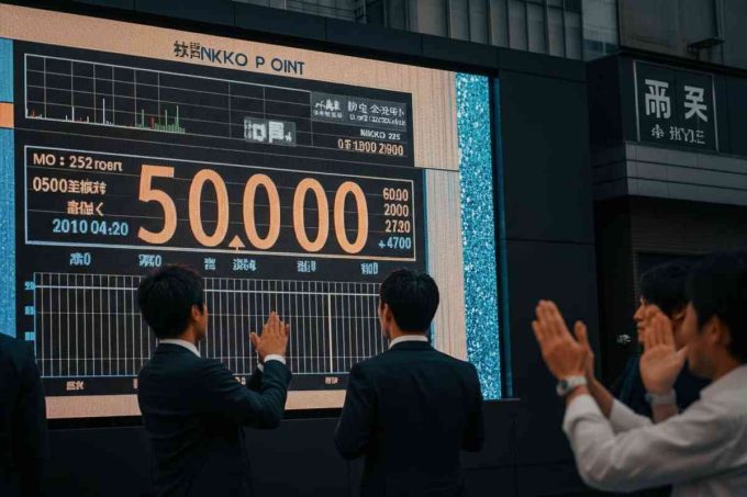 Nikkei fa la storia: supera per la prima volta i 50mila punti
