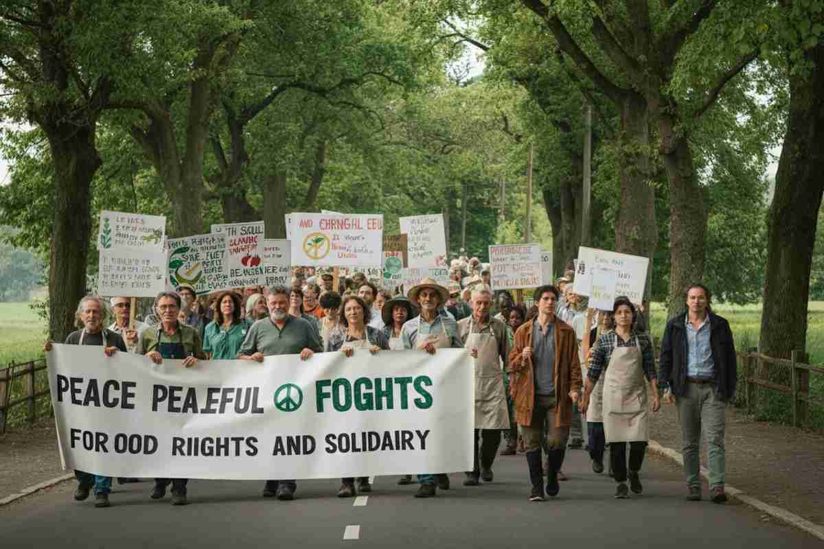 Slow Food in marcia per la pace: il cibo non deve essere un'arma di guerra