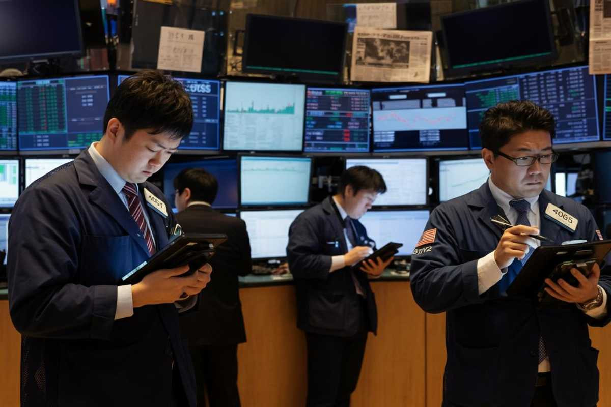 Tokyo inizia la giornata in calo: borsa giapponese scivola dell'1,20%