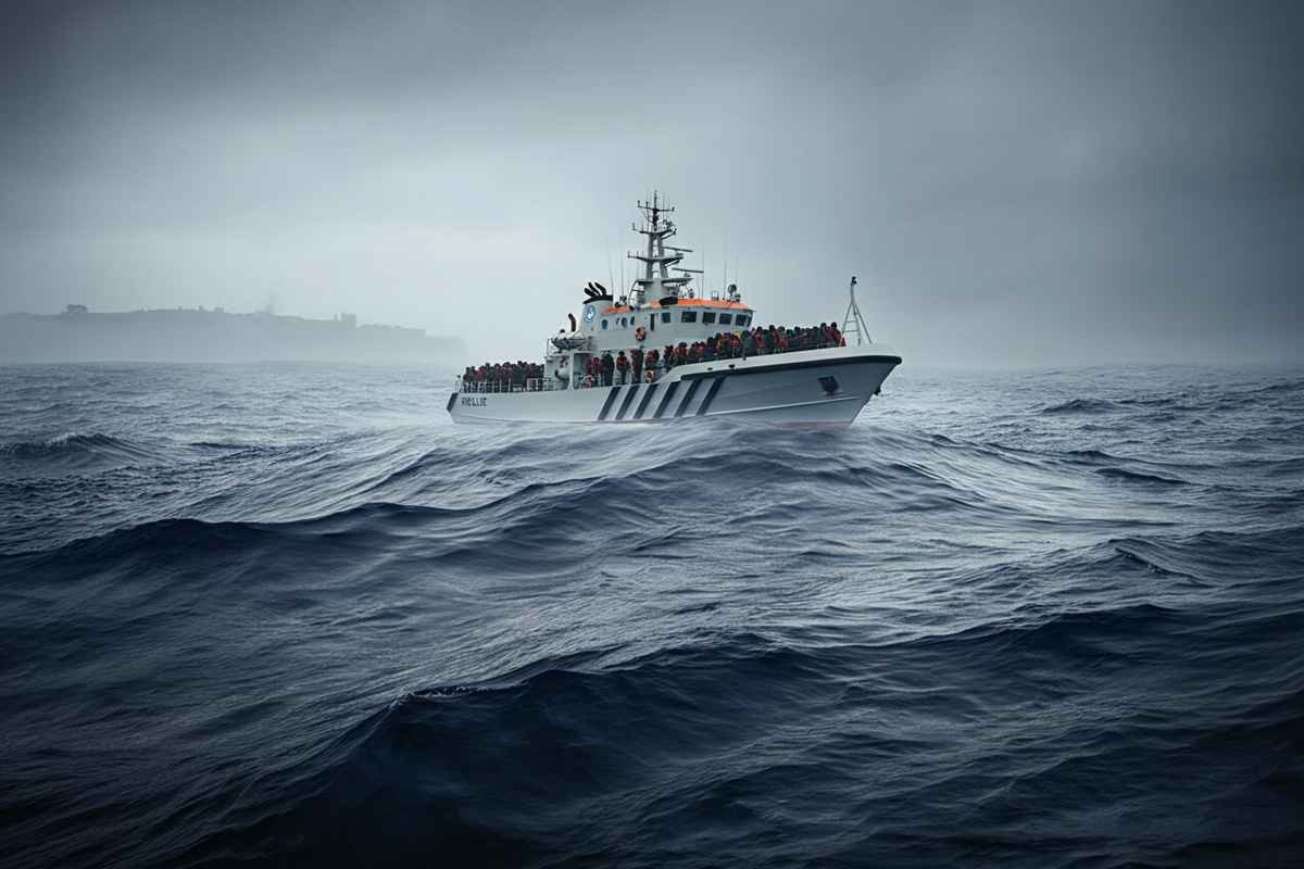 Tragedia in mare: sette migranti perdono la vita in naufragio, due salvati a bordo della nave