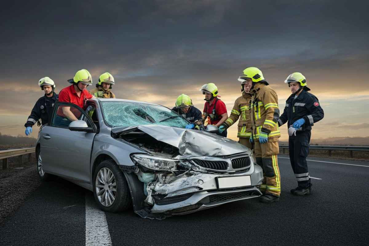 Tragedia nel Materano: auto sovraffollata si schianta contro un camion, quattro morti e sei feriti