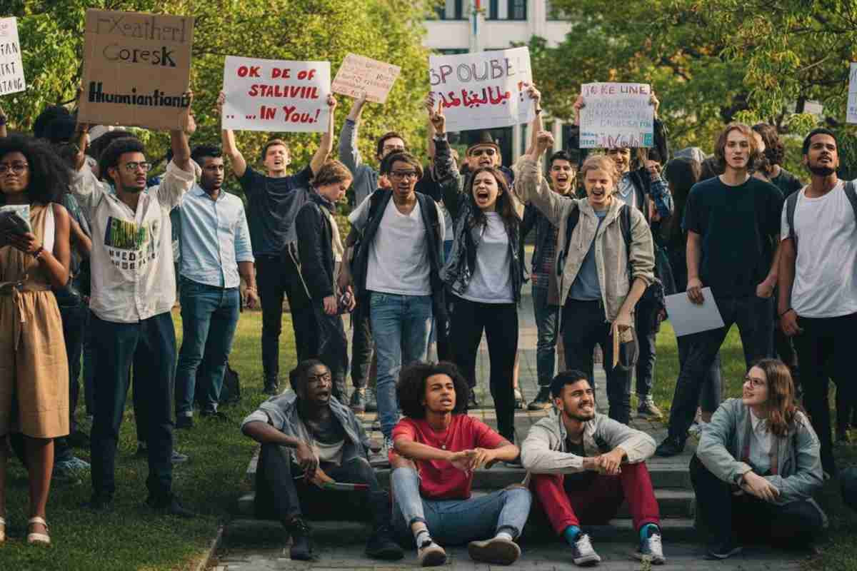 Università occupate a Napoli: studenti protestano contro il governo e i crimini di Israele