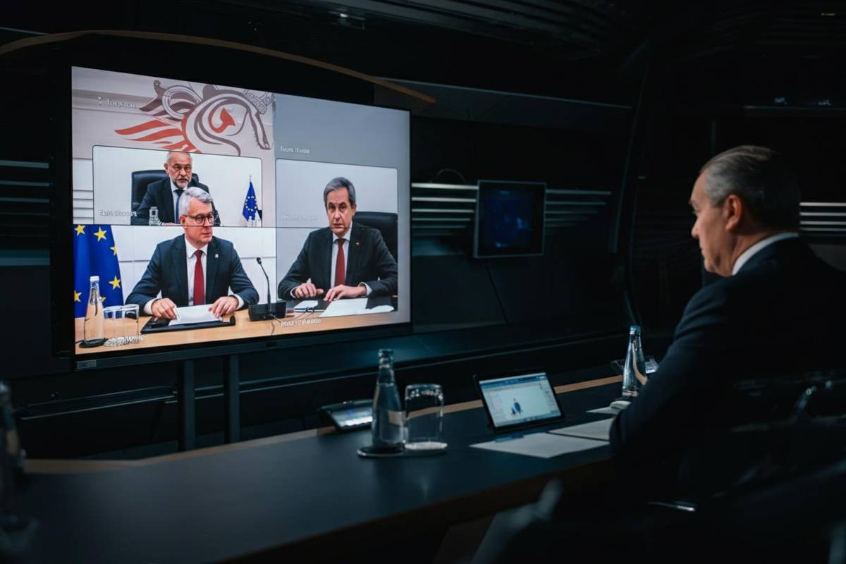 Videocall storica tra i leader europei: Costa, von der Leyen, Macron e Merz si confrontano oggi