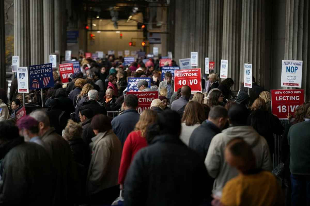 Il sindaco di New York affronta la grande sfida: seggi aperti dalle 6 alle 21