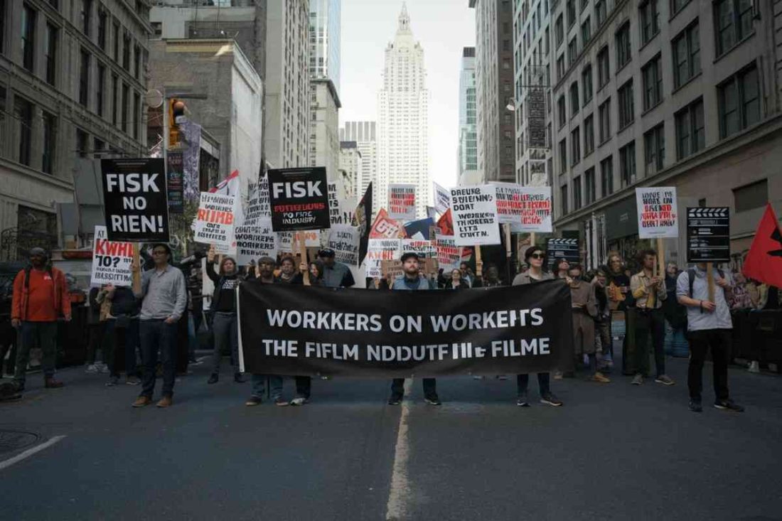 Rivoluzione nel cinema: il potere dei lavoratori si fa sentire con lo sciopero nel settore audiovisivo