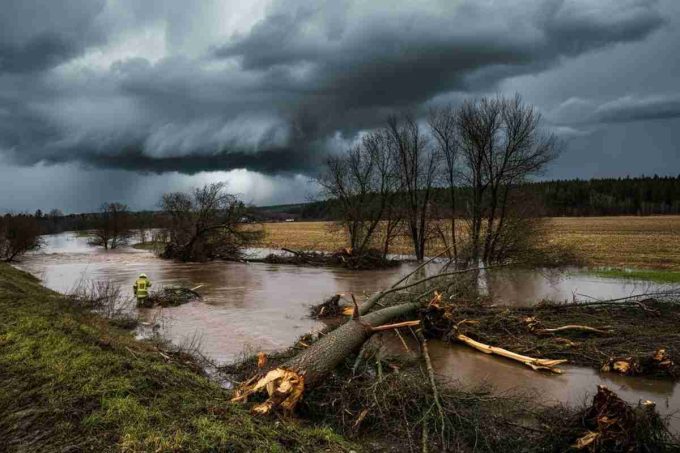 Natale a rischio: temporali e fiumi in piena in Lazio ed Emilia Romagna