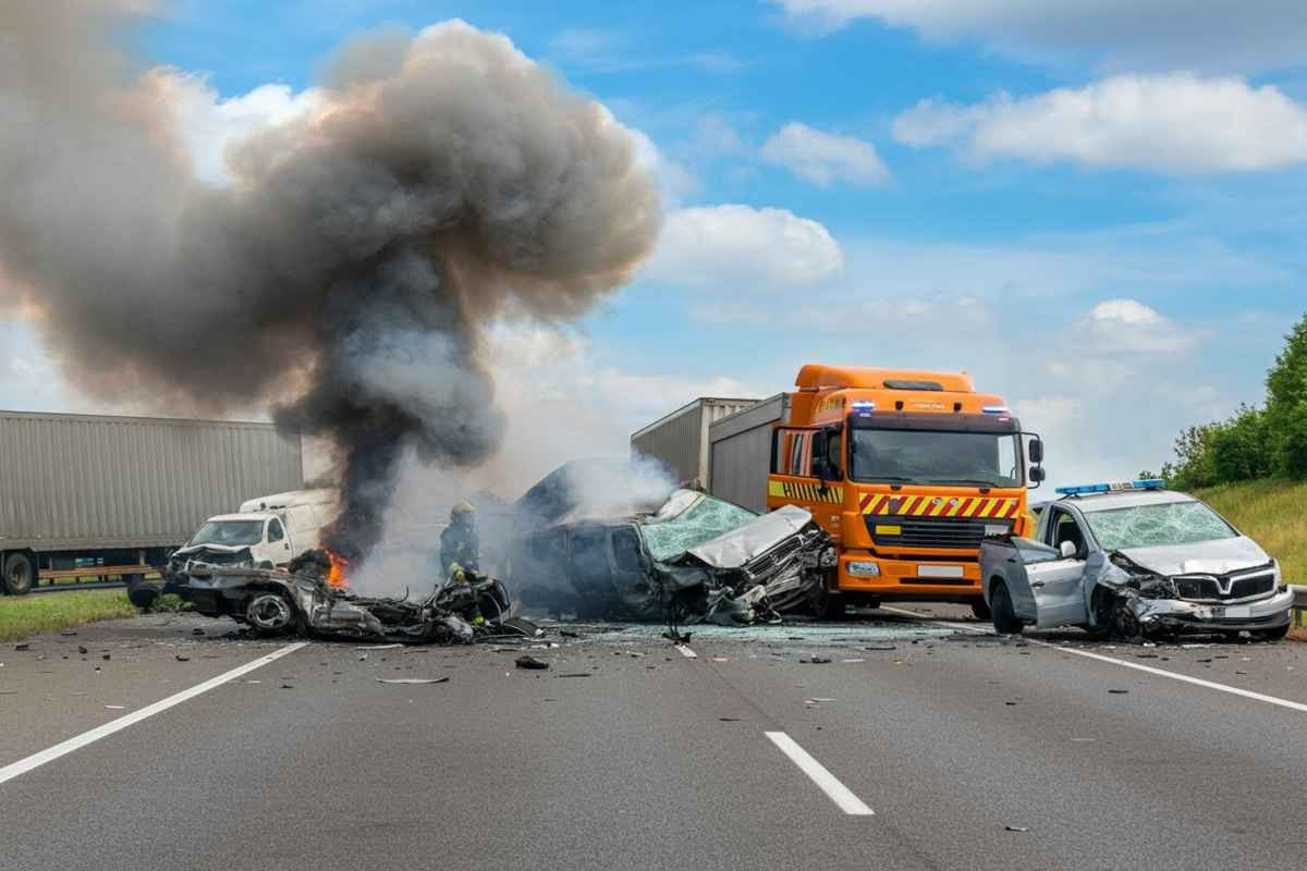 Fuga e caos: assalto spettacolare a un portavalori sull’A14 a Ortona