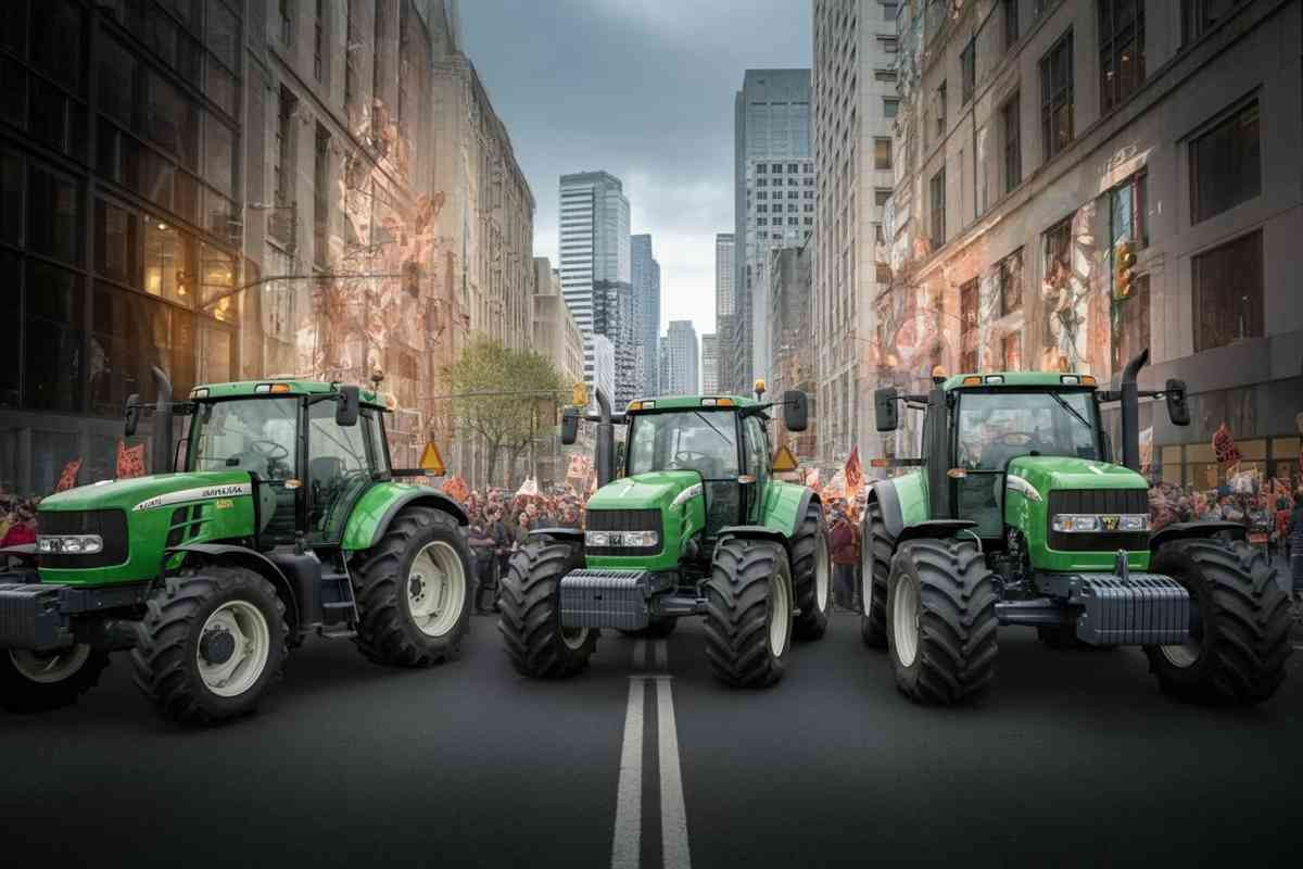 Proteste a Parigi: i trattori invadono la Tour Eiffel contro il Mercosur