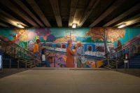 Saipem trasforma il sottopasso di Rogoredo in un'opera d'arte collettiva a Milano