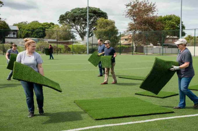 Un comune offre ai cittadini un campo di calcio... ma è un puzzle da ricomporre!