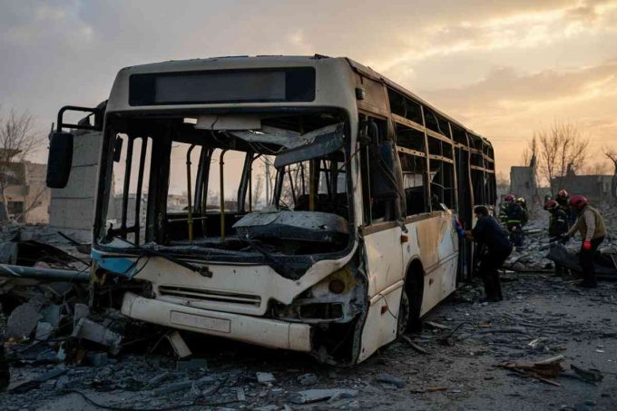 Zelensky: l'attacco al bus svela la brutalità russa